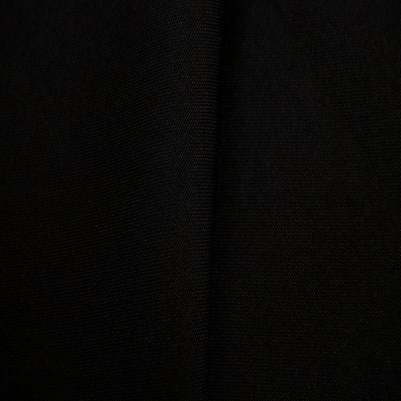Tecido liso minimatt preto 100% poliéster